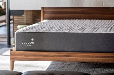 mattress on bed frame