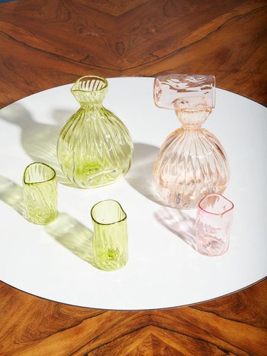 Iannazzi Glass Design Sake Set