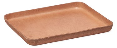 leather catchall tray