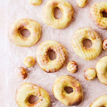 Simply Scratch Air Fryer Glazed Doughnuts