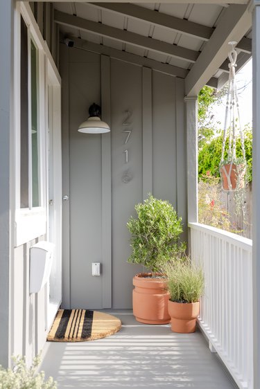 modern front porch