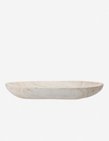 hand carved wooden bowl