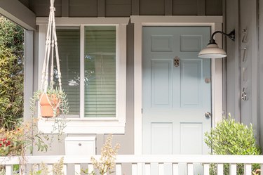 modern front porch