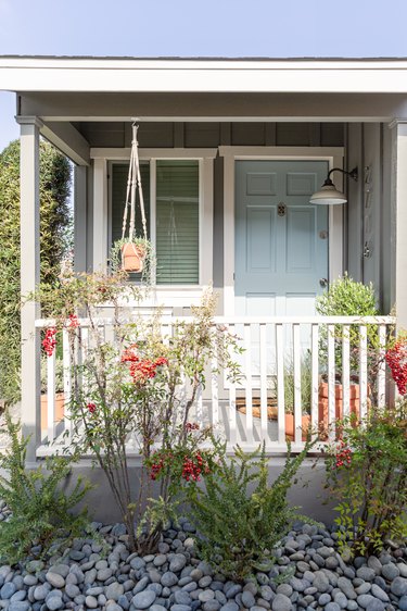 We Turned this Dated Front Porch into a Welcoming Entryway | Hunker