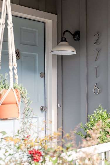 modern front porch