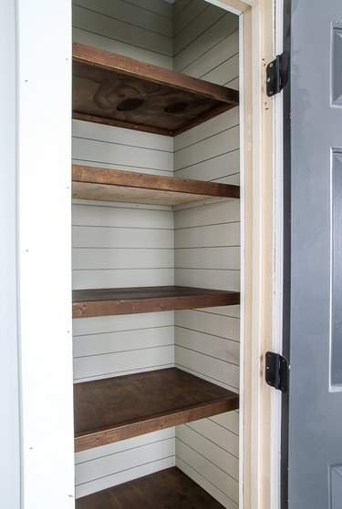 shiplap wall ideas in closet