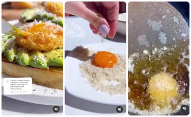 How to make crispy egg yolks