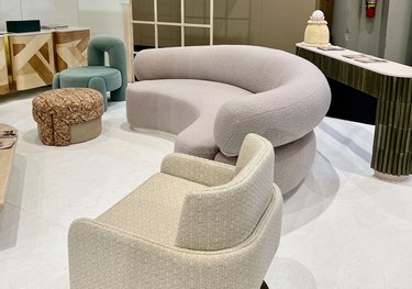 bouclé furniture by Dooq at ICFF 2023