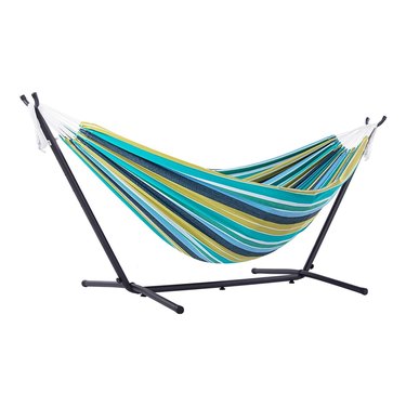 Vivere Double Cotton Hammock With Stand