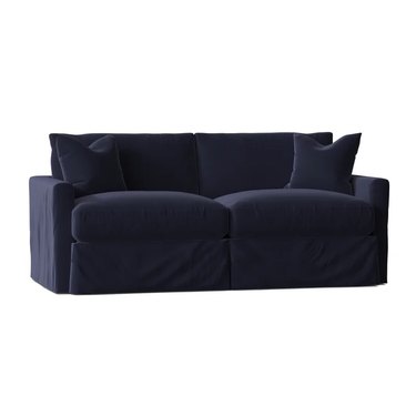 Wayfair Kian 84'' Square Arm Slipcovered Sofa with Reversible Cushions