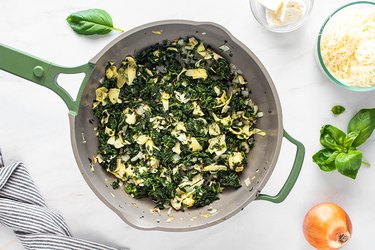 Cooking spinach and artichokes