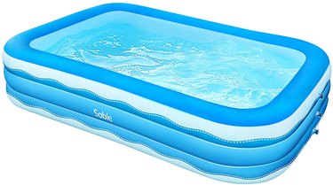 amazon blue inflatable pool