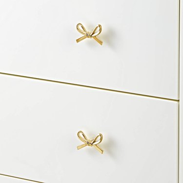 gold bow knobs