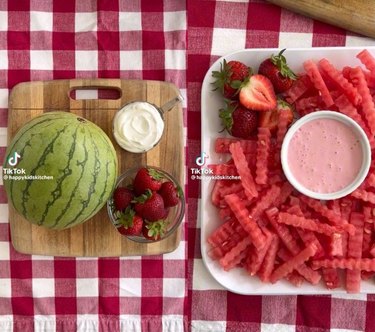 watermelon fries summer snack
