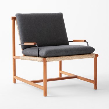 Anacapa Gray Woven Lounge Chair
