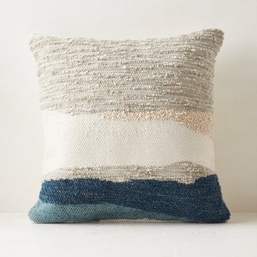 Topo Blue 20-Inch Outdoor Pillow