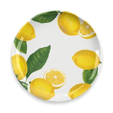 lemon dinner plate