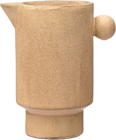 Creative Co-Op Putty Stoneware Pitcher (24 ounces)