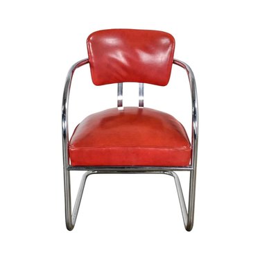 Chairish Art Deco Streamline Modern Bauhaus Cantilever Chair