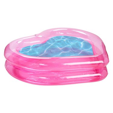 funboy pink heart inflatable pool