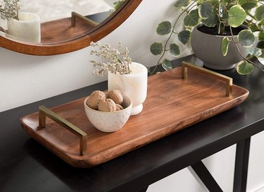 Kate and Laurel Cantwell Midcentury Modern Wood Tray