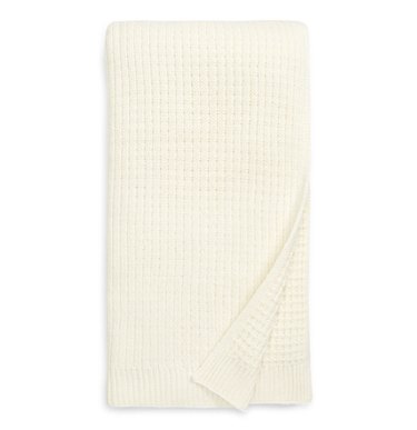 Textured Cream Blanket