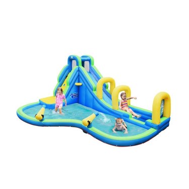Costway Inflatable Water Slide Kids Bounce House Castle Splash Pool