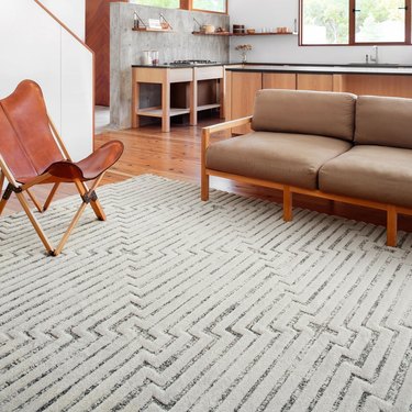 overstock rug midcentury modern decor