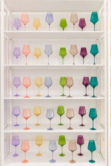 Estelle Colored Glasses best wine glasses