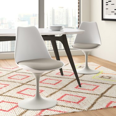 allmodern tulip dining chair midcentury modern decor