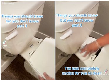 removable toilet lid trick