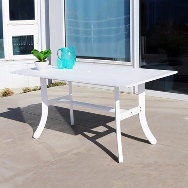 VIFAH Bradley Outdoor Wood Rectangular Dining Table