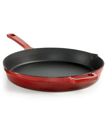 Martha Stewart Collection Enameled Cast Iron 12-Inch Fry Pan