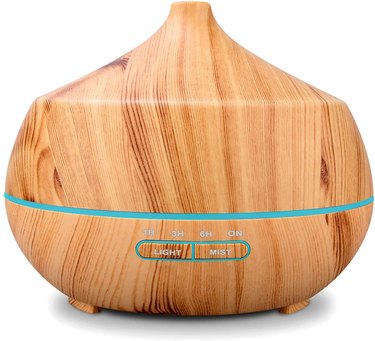 wood grain style essential oil aromatherapy diffuser