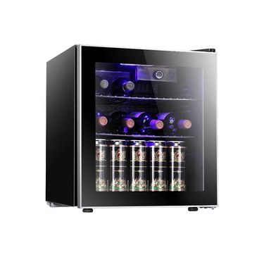 Wine cooler with wine and other drinks in it