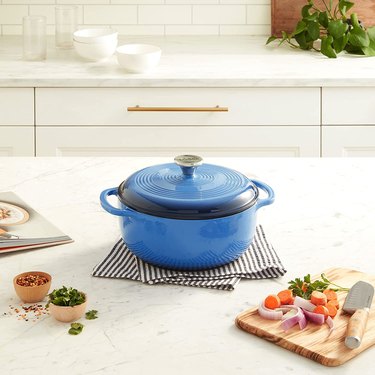 Lodge enameled cast iron Dutch oven