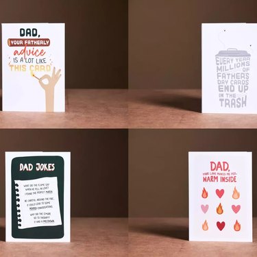 fathers day cards to light on fire