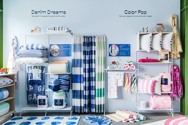 denim dreams and color pop showroom