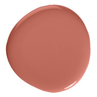 Drew Barrymore Flower Home Terracotta Coral paint swatch