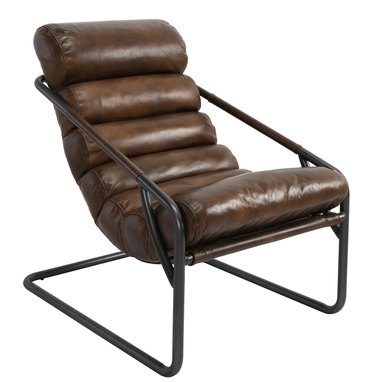 leather reclined chair