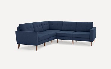 blue sectional sofa