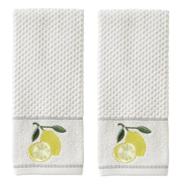 lemon hand towels