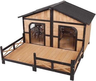 pawhut indoor outdoor dog houses