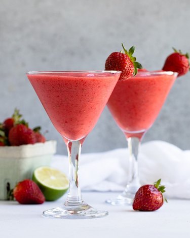 Make Mine a Mocktail Virgin Strawberry Daiquiris