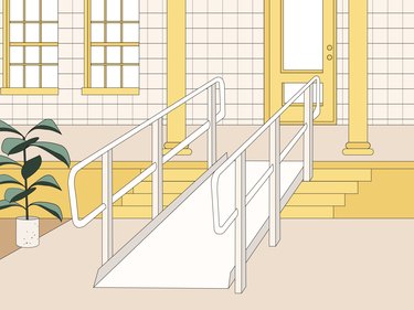 wheelchair ramp clipart