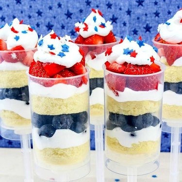 Emily Enchanted 4th of July Push Pops Dessert With Fruit
