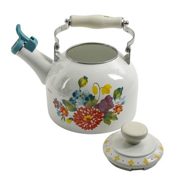 Floral tea kettle