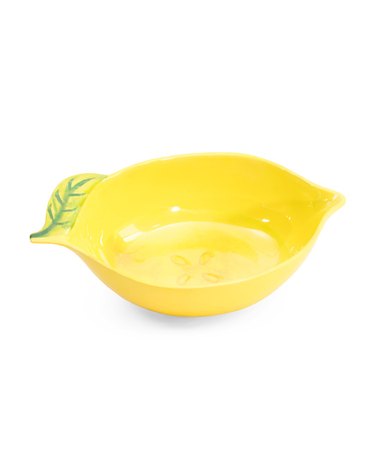 Image of melamine lemon serving bowl