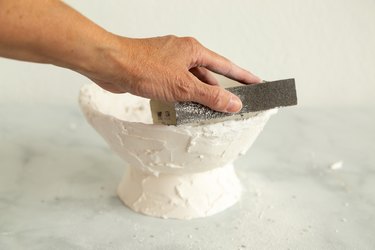 DIY Plaster Decorative Bowl