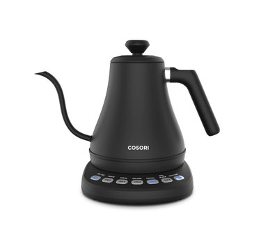 Electric kettle on stand